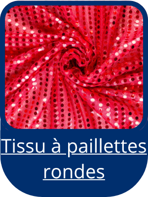 tissu à paillettes ronde