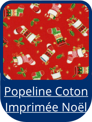 coton imprimé noel